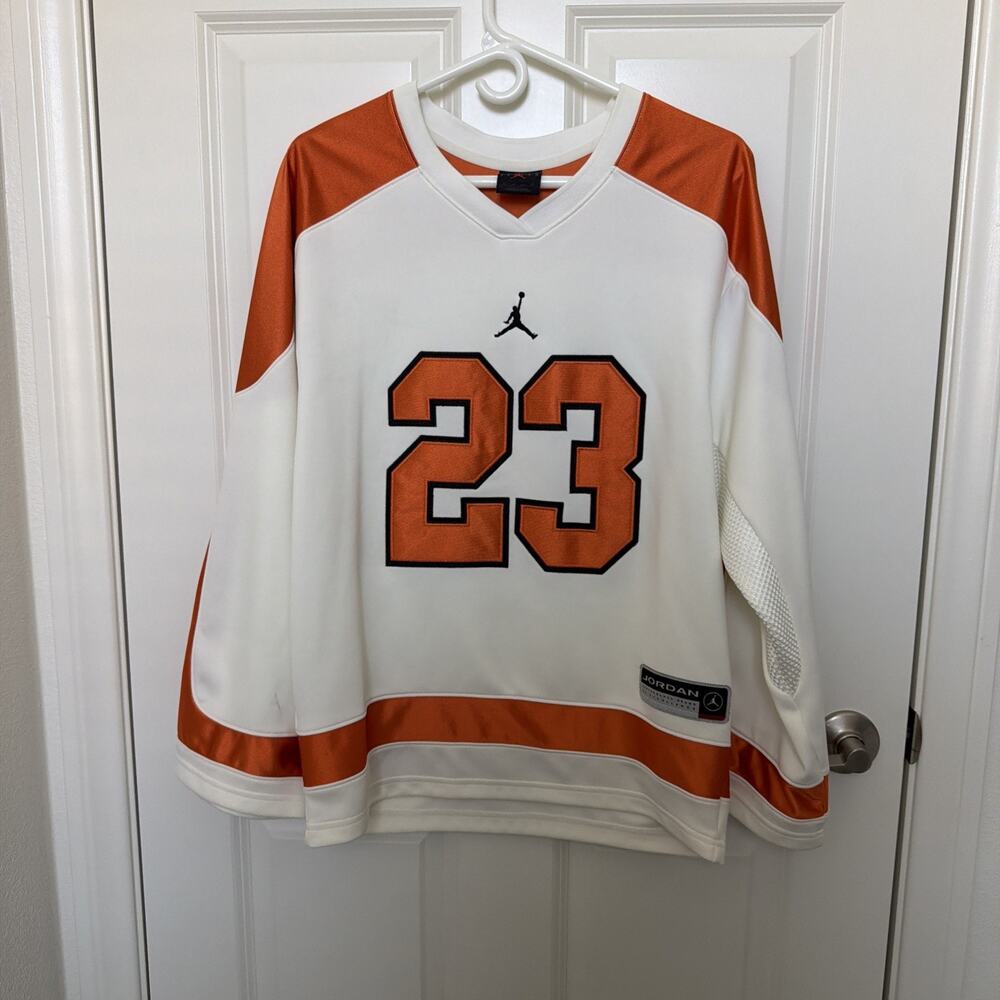 Size XS - Jordan Brooklyn University Hockey Jersey Sail Starfish HV0109-133